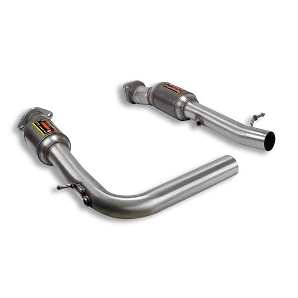 Kit Anteriori Destro - Sinistro Con Catalizzatore Metallico Supersprint Per Bmw E53 X5