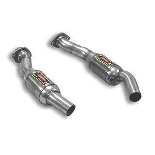 Anteriore Con Catalizzatore Metallico Destro + Sinistro Supersprint Per Bmw E70 X5