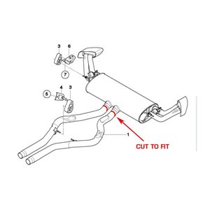 Posteriore Destro - Sinistro Supersprint Per Bmw E71 E72 X6