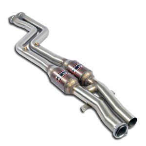 Anteriore "H-Pipe" Con Catalizzatore Metallico Destro - Sinistro Supersprint Per Bmw M E36 M3