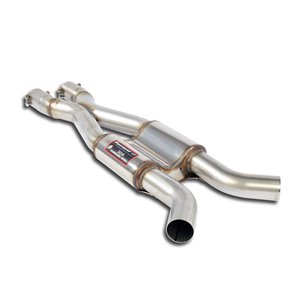 "X-Pipe" + Silenziatore Centrale Supersprint Per Bmw M E90 M3