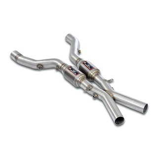 Anteriore Con Catalizzatore Metallico Destro + Sinistro Supersprint Per Bmw M E52 Z8