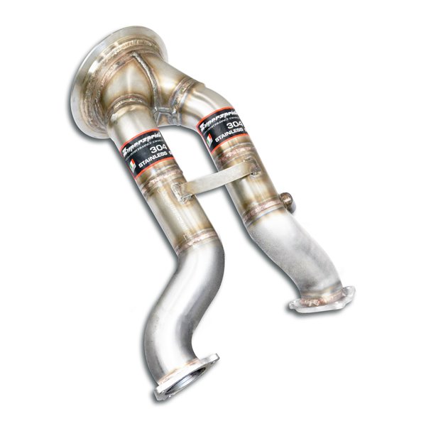 Downpipeelimina Catalizzatore + Gpf(Guida A Destra / Sinistra) Supersprint Per Porsche Cayenne Suv (Serie 536)