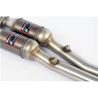 Anteriore Destro - Sinistro Con Catalizzatore Metallico Supersprint Per Volkswagen Vw Golf Iv R32