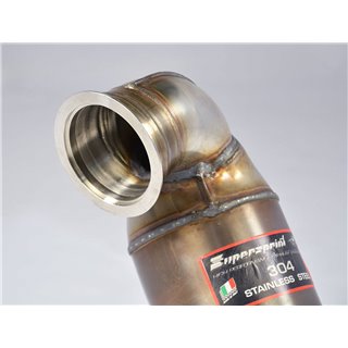 Tubo Turbina Con Catalizzatore Metallico Wrc 100 Cpsi Supersprint Per Volkswagen Vw Golf Vii Variant