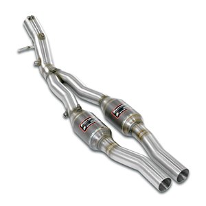 Anteriore Con Catalizzatori Metallici Destro - Sinistro Supersprint Per Volkswagen Vw Golf Viii R