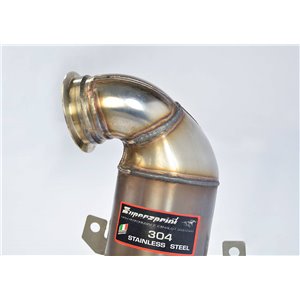 Tubo Turbina Con Catalizzatore Metallico Wrc 100 Cpsi Supersprint Per Volkswagen Vw Jetta Vii