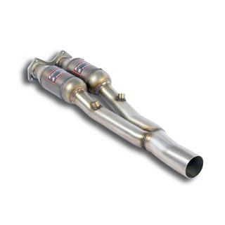 Anteriore Destro - Sinistro Con Catalizzatore Metallico Supersprint Per Volkswagen Vw Passat Type 3C