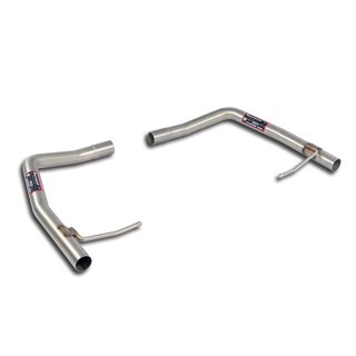 Kit Tubi Posteriori Destro + Sinistro Supersprint Per Volkswagen Vw Passat Type 3C 4-Motion