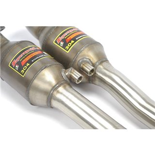 Anteriore Destro - Sinistro Con Catalizzatore Metallico Supersprint Per Volkswagen Vw Passat Type 3C R36