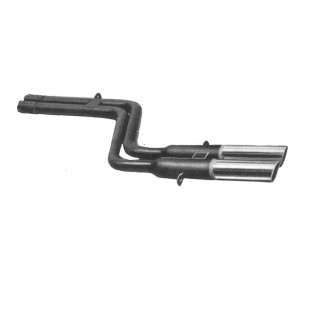 Left rear silencer exhaust Ansa FR 0537 Ferrari 275 GTB and GTS from 1964 to 1966