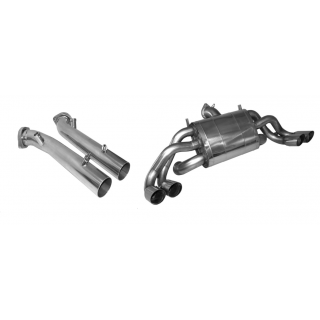 COMPLETE EXHAUST SYSTEM ANSA OEM REPLICA FERRARI 355 INJ 2.7 1994 1999