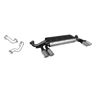 Ansa Ferrari Mondial 3.2 GTB-GTS exhaust kit from 1985 to 1989