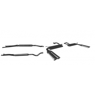 Ansa exhaust kit Lamborghini Jarama 400 GT 2+2 (2nd series) from 1971 to 1973