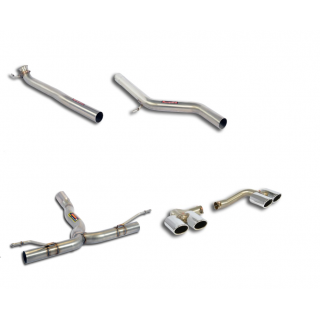 Supersprint full exhaust Mercedes W176 A 160 1.6T (102 Hp) from 2016 to 2018