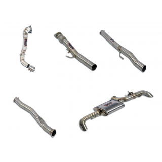 Supersprint full exhaust Mercedes W177 A 220 (2.0T - 190 Hp - Models with GPF) from 2018 (with valve)