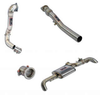 Supersprint full exhaust Mercedes V177 A 250 (2.0T - 224 Hp) from 2020 (with valve)