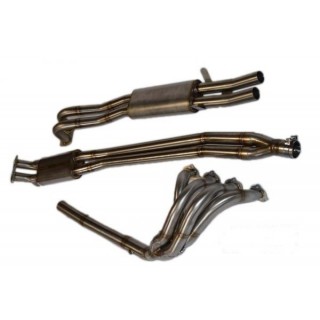 Linea di scarico completa acciaio inox Aros Fiat 131 Abarth 16V dal 1976 al 1978