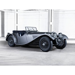 Edelstahlauspuff Jaguar SS100 2.5 (Einzelsystem) Einzelsystem Quicksilver