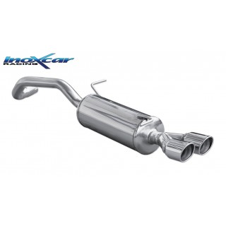 X-Race Inoxcar Rear Exhaust Audi A1 Abarth 500 1.4 Turbo 122HP 2011