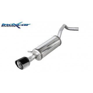 Rear Exhaust X-Race Black Edition Inoxcar Audi A1 1.6 Tdi 90HP