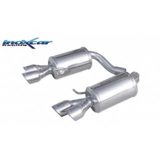 Rear Exhaust Terminal 2 X Diam. 80 Racing Inoxcar Audi A4 Type B8 S4 Avant 3.0 Tfsi 333Cv 2009