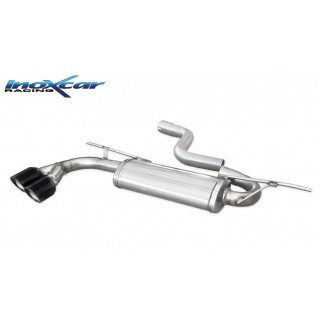 Rear Exhaust X-Race Black Edition Inoxcar Audi A3 Type 8V Sportback 1.8 Tfsi 180Cv 2Wd 2013