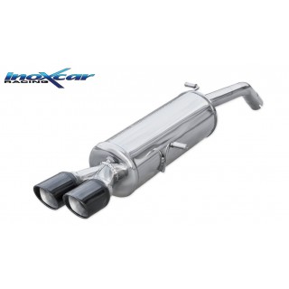 Rear Exhaust X-Race Black Edition Inoxcar Citroen Ds3 1.6 Turbo Thp Racing 207Cv 2011