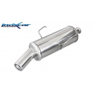 Rear Exhaust Terminal Diam. 80 Inoxcar Citroen Saxo 1.1 60HP 1996