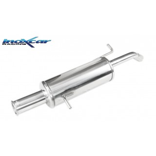 Rear Exhaust Terminal Diam. 76 Retrò Style Inoxcar Citroen C2 1.6 16V Vtr 110Cv 2003