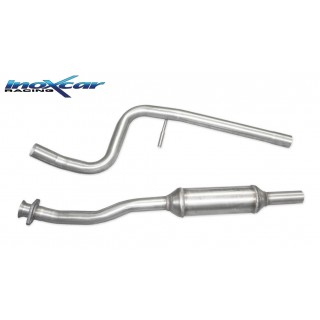 Central Exhaust Pipe With Stainless Steel Silencer Citroen C2 1.6 16V Vts 125Cv 2003