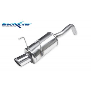 Borne d'échappement arrière diamètre 90 X-Race Inoxcar Fiat 500 1.3 Mjet 75Cv 2007