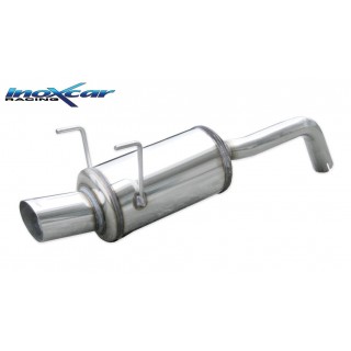 Auspuff hinten Durchmesser 90 Rally Inoxcar Fiat 500 1.4 16V 100Cv 2007