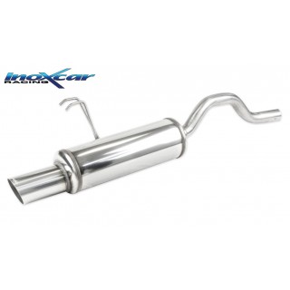 Rear Exhaust Terminal Diam. 90 Rally Inoxcar Fiat Punto Type 188 1.2 60HP 1999-2003