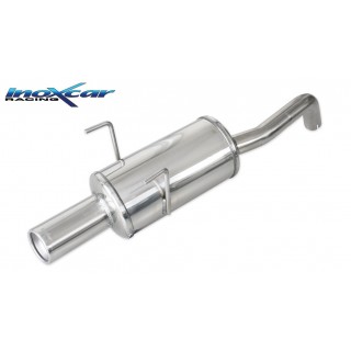 Borne d'échappement arrière diamètre 80 Inoxcar Fiat Panda 1.4 16V 100Cv 100Cv 2006