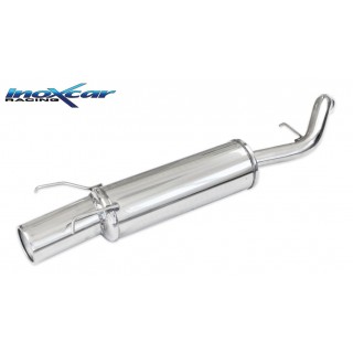 Rear Exhaust Terminal. Single Diam. 102 Inoxcar Ford Escort 1.8 16V 116HP 1993-1996