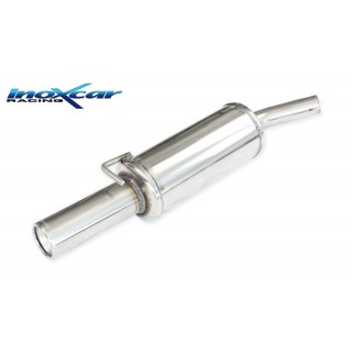 Rear Exhaust Terminal Diam. 80 Inoxcar Ford Fiesta 1.3 60HP 1989-1992