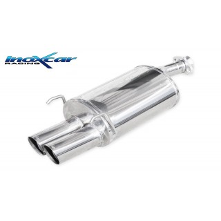 Rear Exhaust Terminal Diam.76 Inoxcar Honda Jazz 1.4 83HP 2001