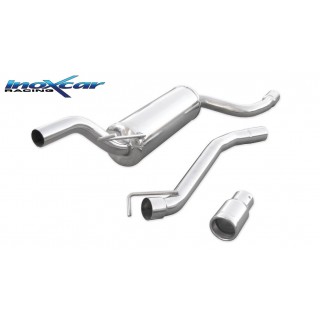 Rear Exhaust Terminal Diam. 80 Inoxcar Ford Focus 1.6 16V 100HP 1999-2004