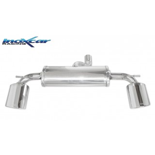 Oval Rear Exhaust 150X105 Mm Oblique Inoxcar Mercedes Class A250 Type W176 2.0 Turbo 4Wd 211HP 2012