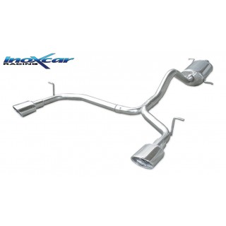 Pot D'Échappement Arrière Ovale Duplex 120X80 Mm Inoxcar Mercedes Classe M Type W163 Ml 270 CDi 163HP 1999