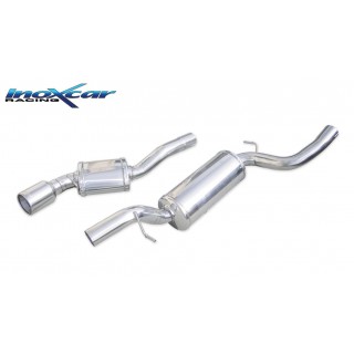 Rear Exhaust Terminal 2 Stainless Steel Silencers Mazda 3 2.3 16V Turbo Mps 260Cv 2006