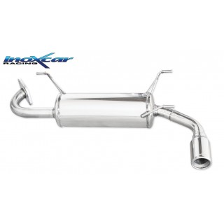 Rear Exhaust Terminal Diam. 80 Inoxcar Mazda Mx-5 1.6I 16V 110HP 1998-2000