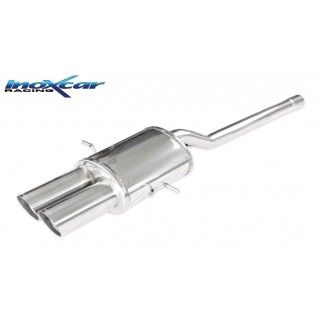 Zentraler hinterer Auspuff Durchmesser 90 Racing Inoxcar Mini Cooper S 1.6 184Cv 2010