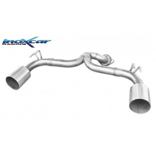 Rear Exhaust Without Silencer Diam. 114 Racing Inoxcar Mitsubishi Evo