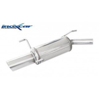 Borne d'échappement arrière diamètre 90 Rally Inoxcar Opel Corsa C 1.2 16V 75CV 2000-2003