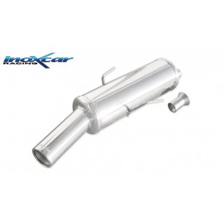 Rear Exhaust Terminal Diam. 80 Inoxcar Peugeot 205 1.0 1988