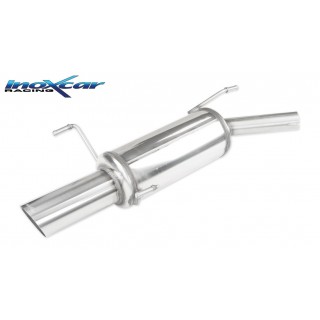 Rear Exhaust Terminal Diam. 90 Rally Inoxcar Opel Corsa C 1.7 16V Cdti 101Cv 2003-2006