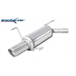 Rear Exhaust Terminal Diam. 90 Rally Inoxcar Opel Corsa C 1.8 Sport 125Cv 2000