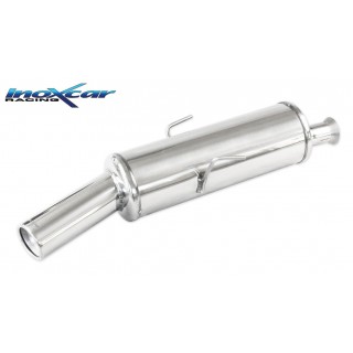 Rear Exhaust Terminal Diam. 80 Inoxcar Peugeot 205 1.6 Gti 115Cv 1989-1992